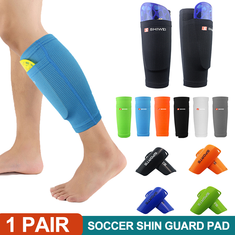 Compression Sleeve Calf - Soccer Shin Guard Pad Sports Knee