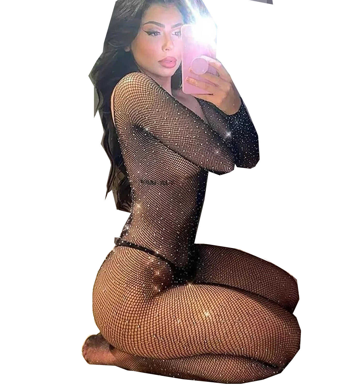 Plus Size Erotic Sexy Lingerie - огляд і ціна Fishnet Stocking Women