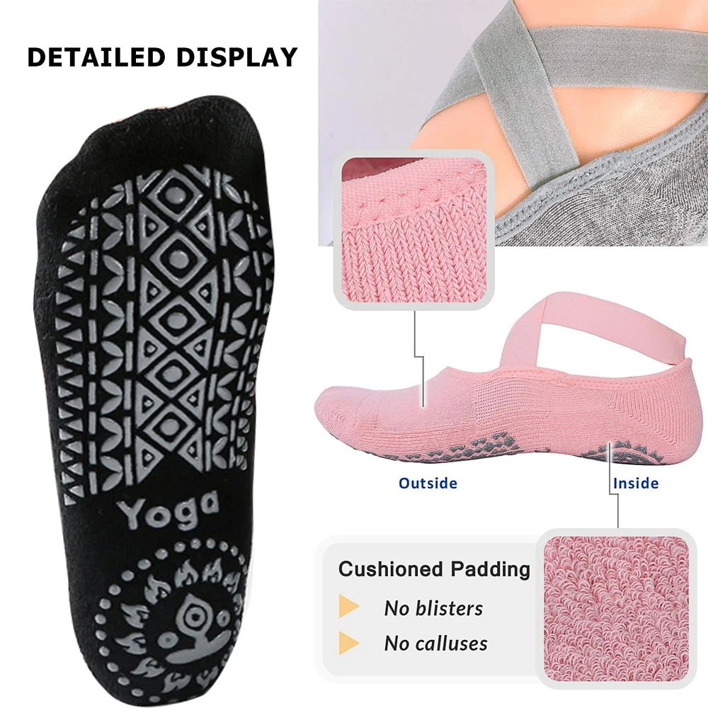 1Pair Yoga Socks for Women Non - огляд і ціна Grip Sock Yoga