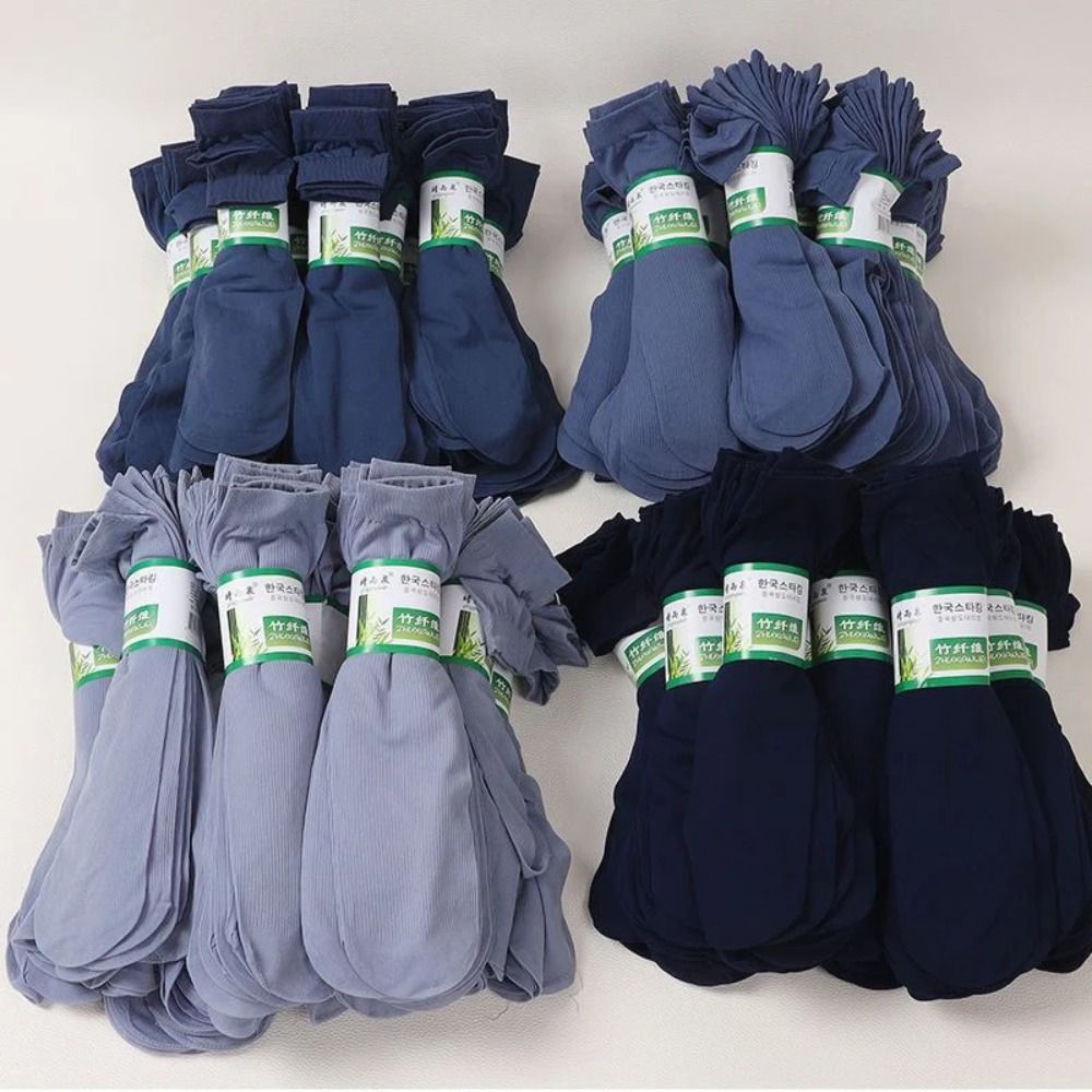 10pairs New Breathable Men Ice - огляд і ціна Silk Sock Bamboo
